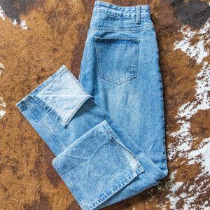 SHEIN Bootcut Lightwash Jeans